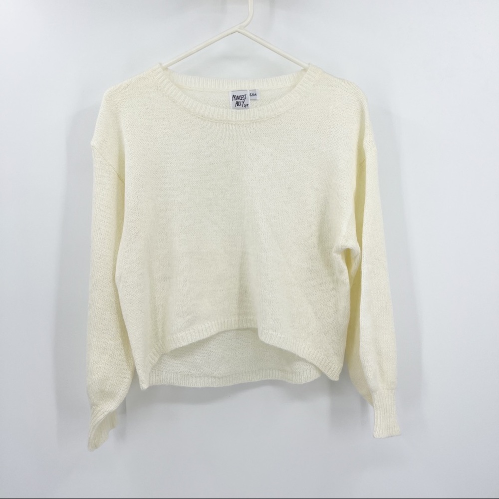Princess Polly White Sweater S/M